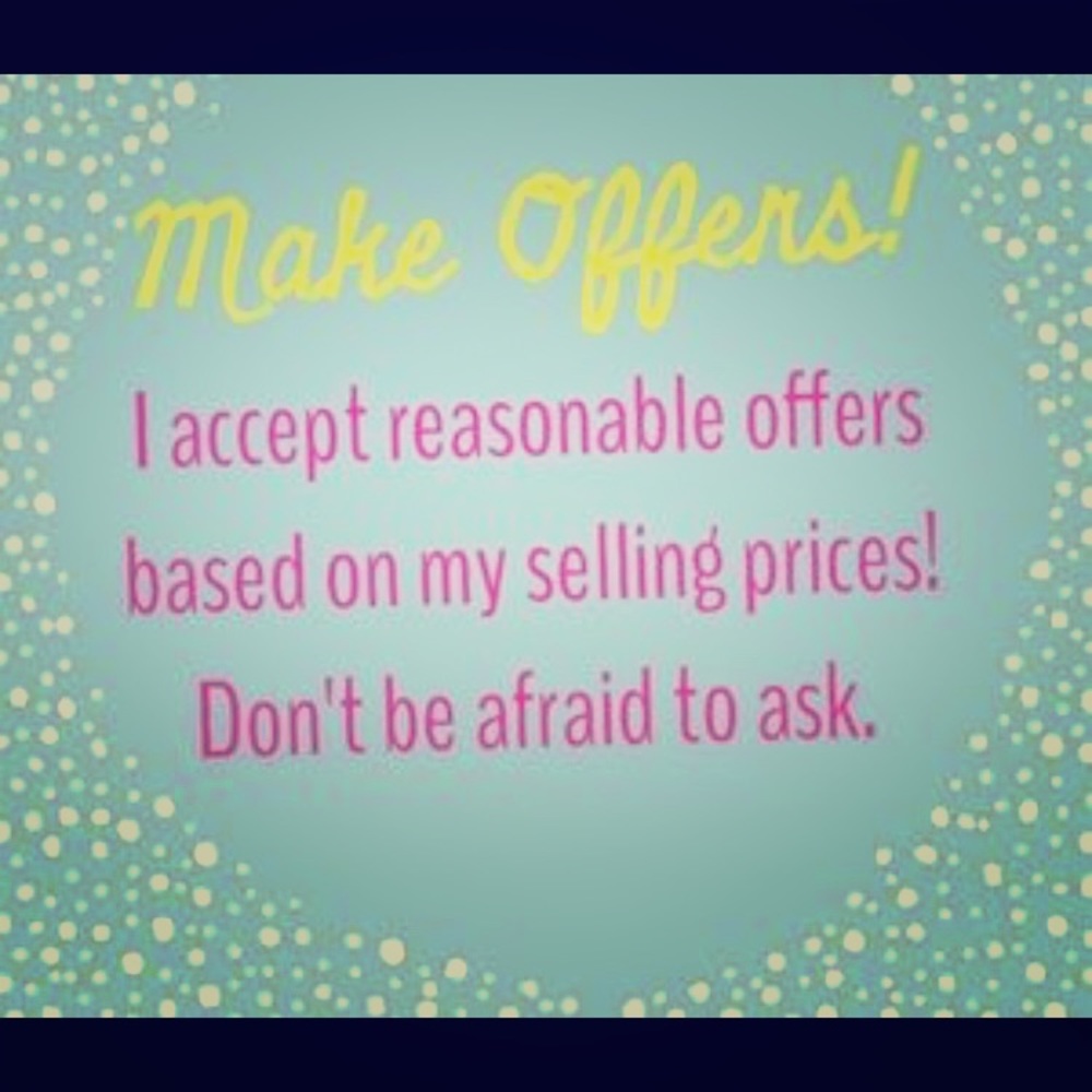 All offers welcome!